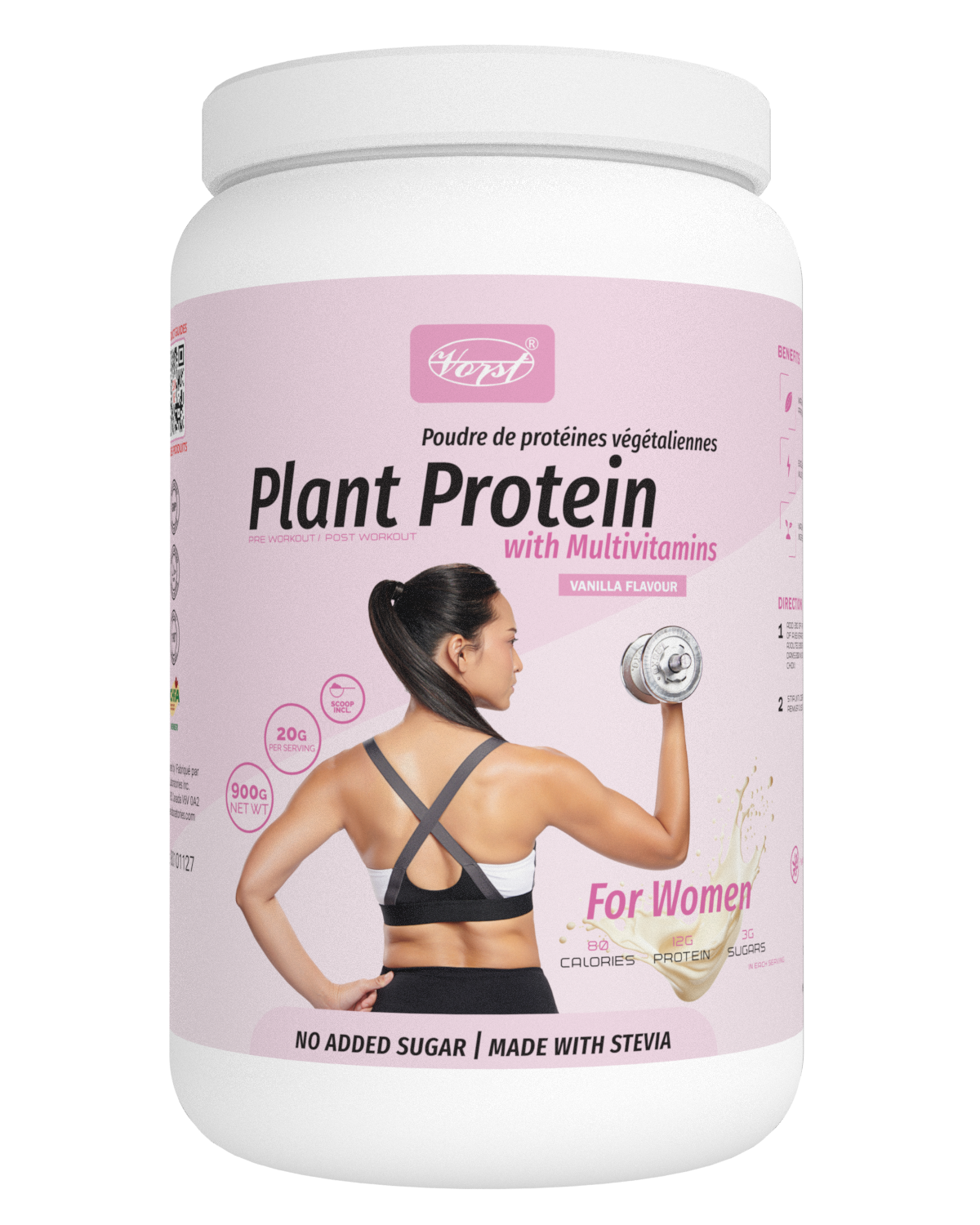 Plant Protein Powder with Multivitamin for Women