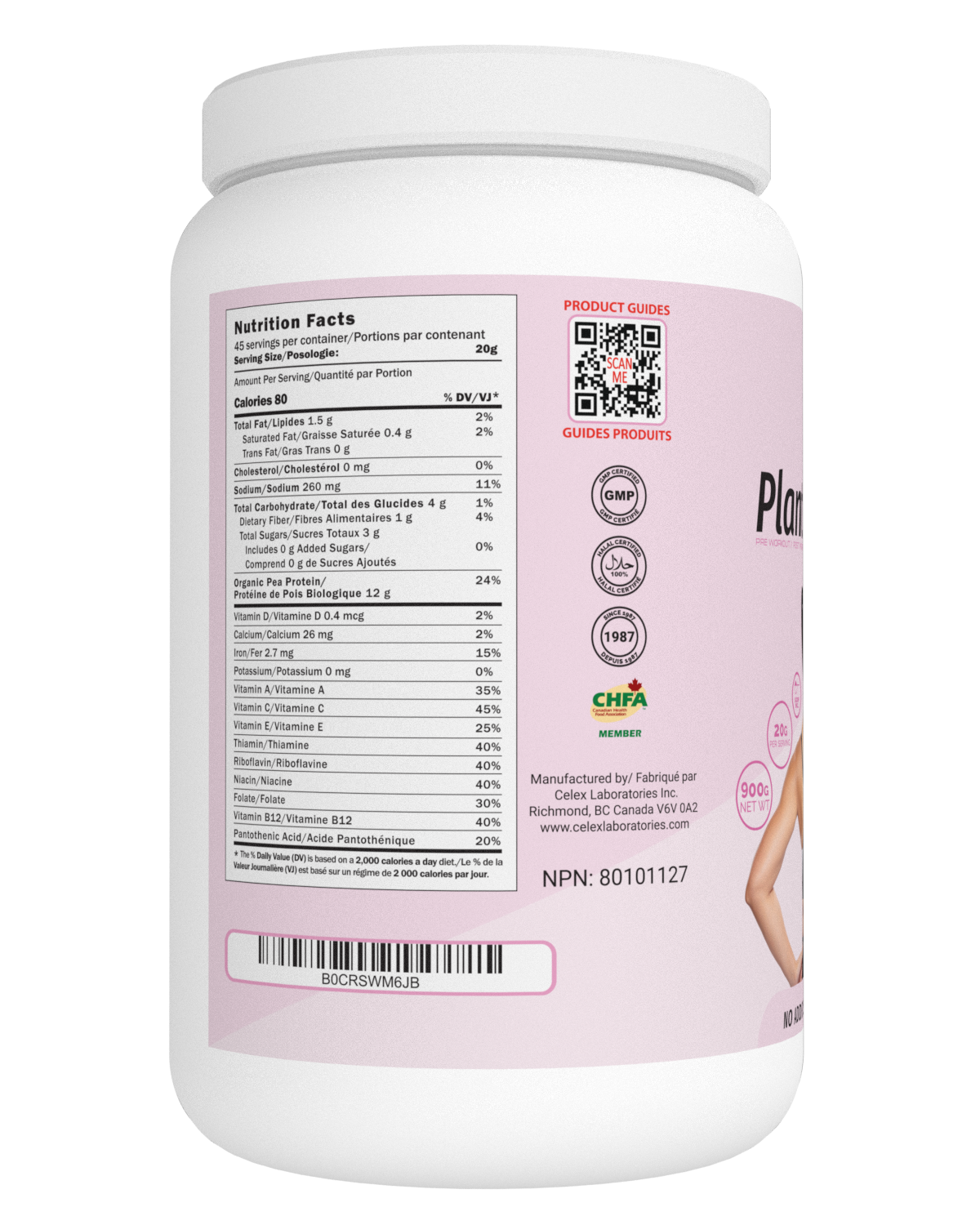 Plant Protein Powder with Multivitamin for Women