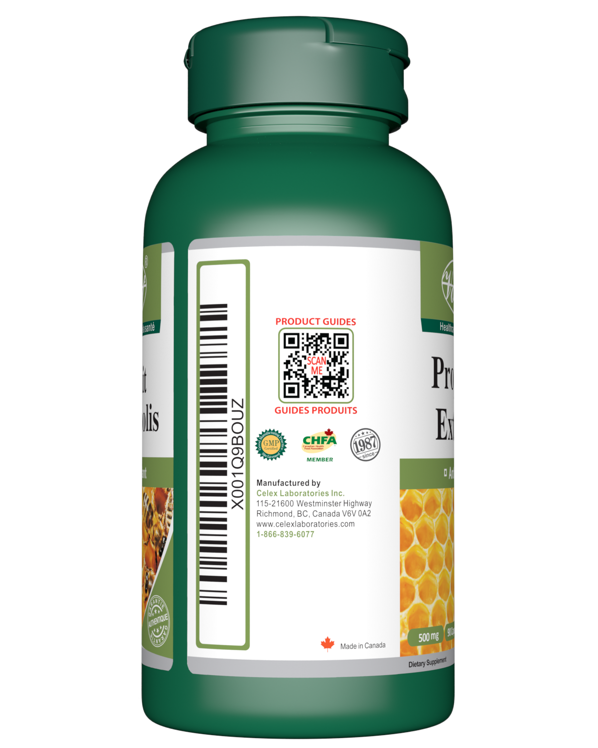 Bee Propolis Extract 500mg 90 Capsules