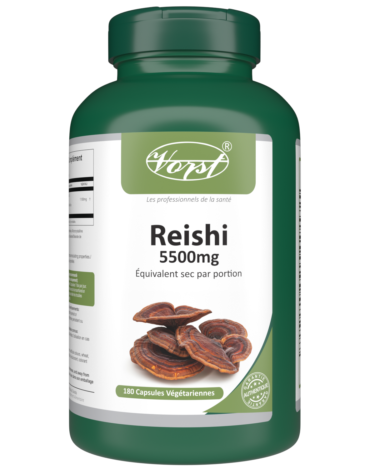 Reishi Mushroom Supplement 180 Vegan Capsules