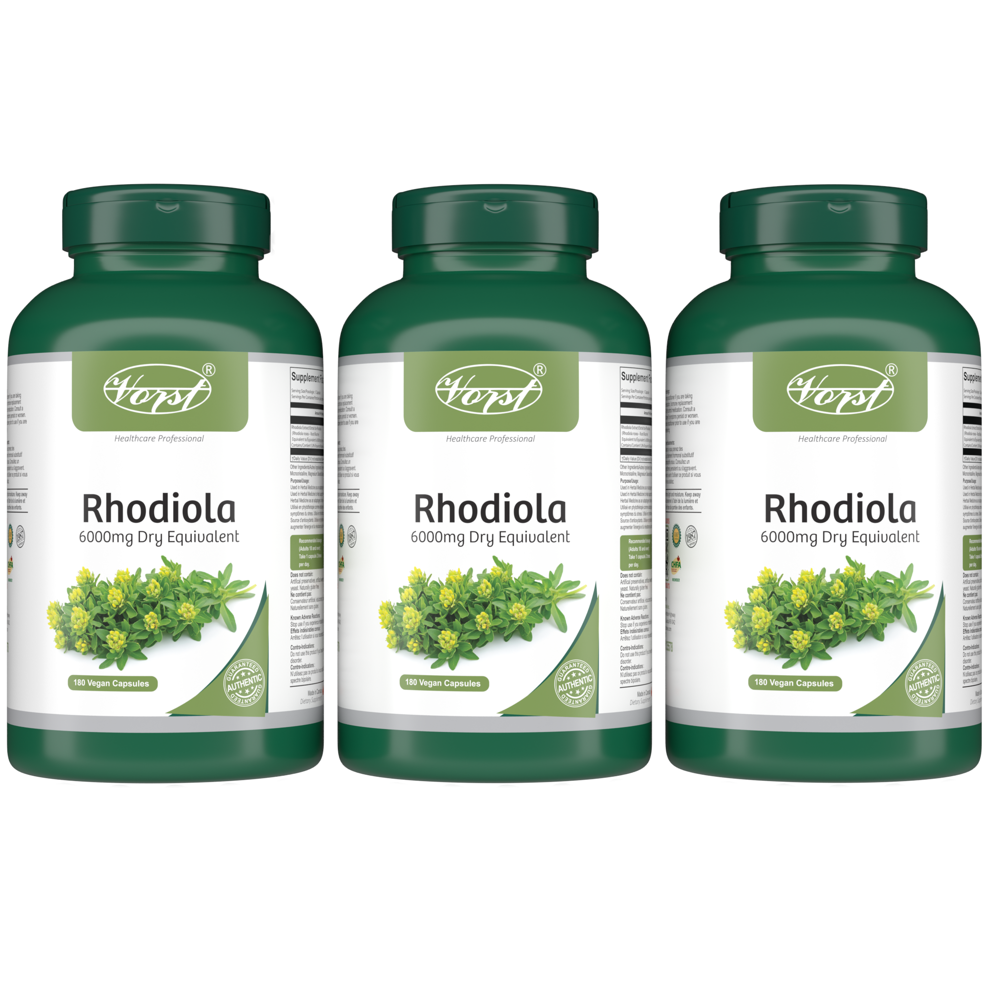 Rhodiola Rosea 180 Vegan Capsules