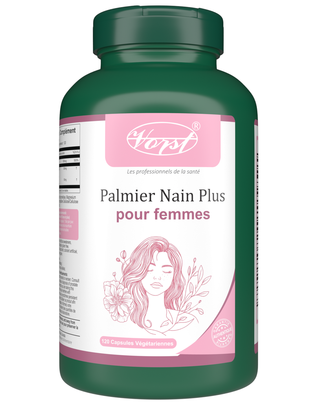 VORST Saw Palmetto Plus for Women 120 Vegan Capsules