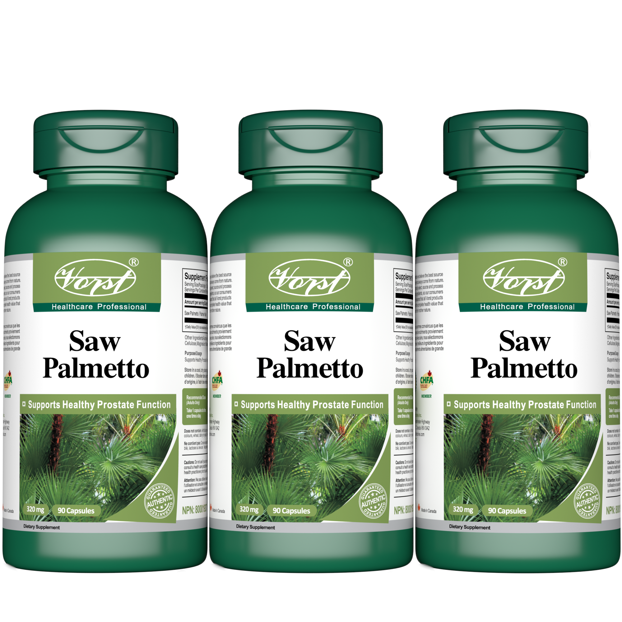 Saw Palmetto 320mg 90 Capsules