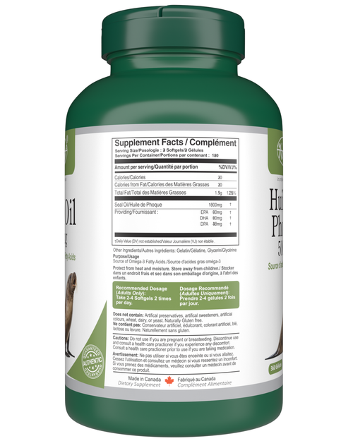 Seal Oil Source of Omega-3
