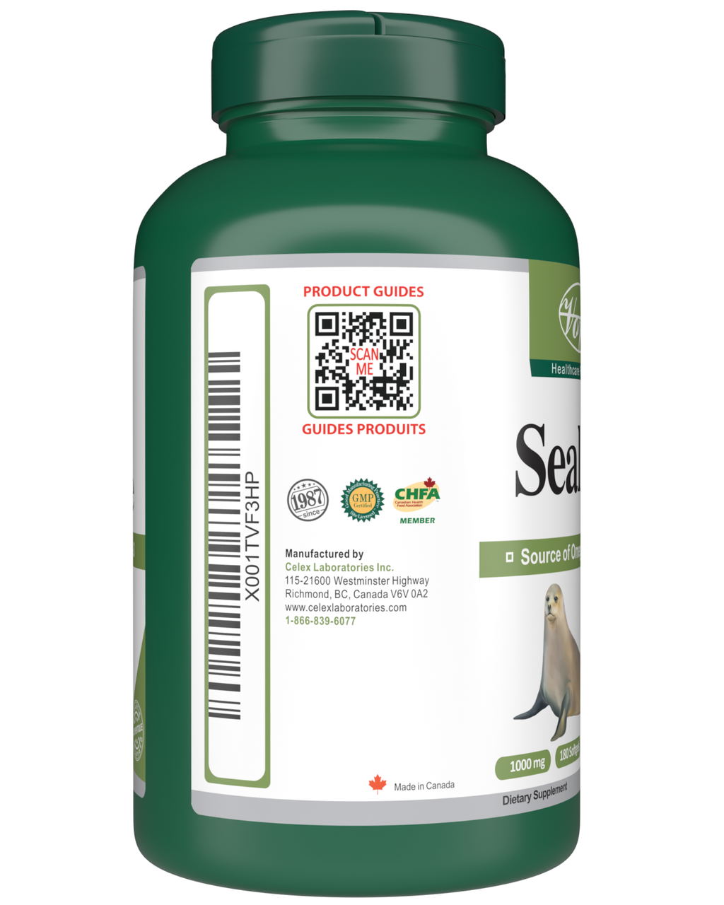 Seal Oil Source of Omega-3 Fatty Acid