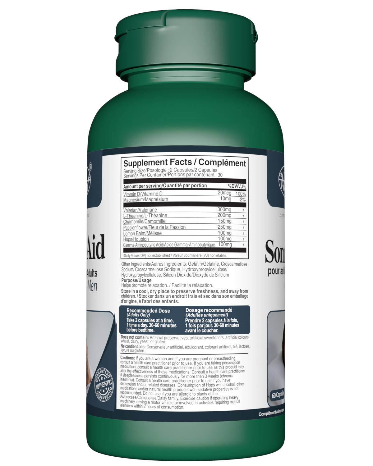 Sleep Aid for Men. Improve Sleep