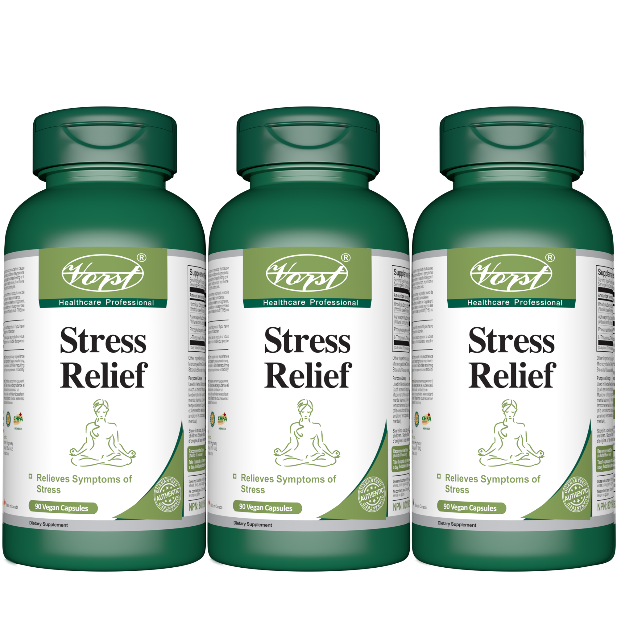 Stress Relief 90 Vegan Capsules