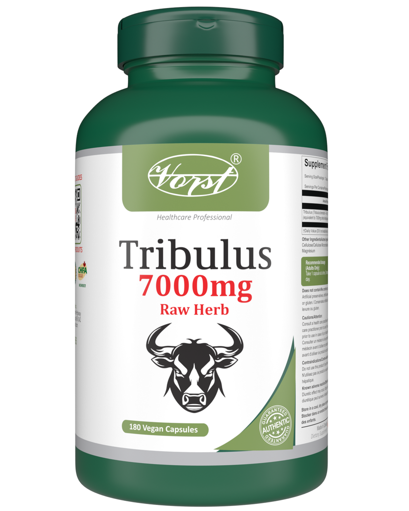 Tribulus 7000mg Raw Herb 180 Vegan Capsules