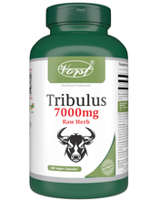 Load image into Gallery viewer, Tribulus 7000mg Raw Herb 180 Vegan Capsules