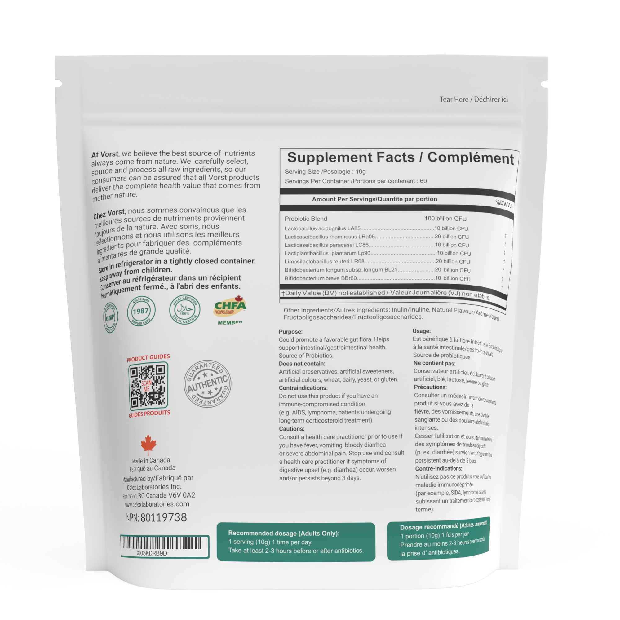 Ultimate Probiotic Prebiotic Powder 