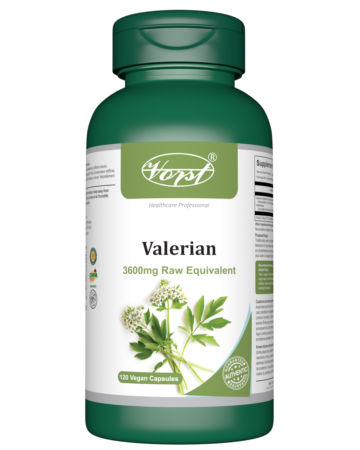 Valerian 120 Vegan Capsules