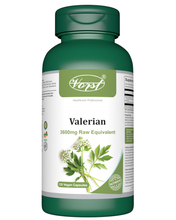 Load image into Gallery viewer, Valerian 120 Vegan Capsules
