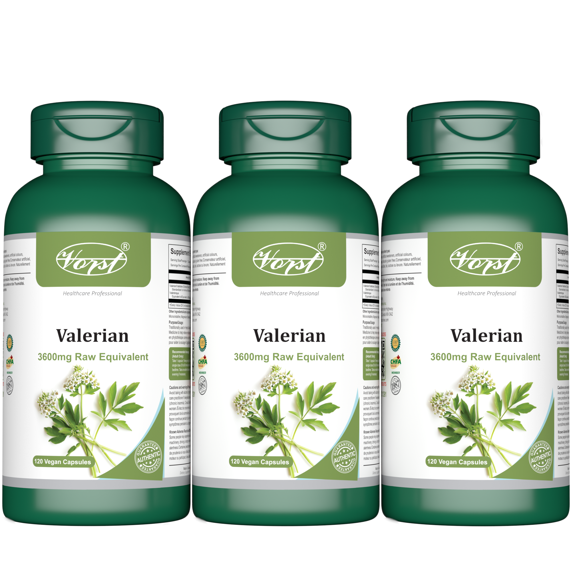 Valerian 120 Vegan Capsules