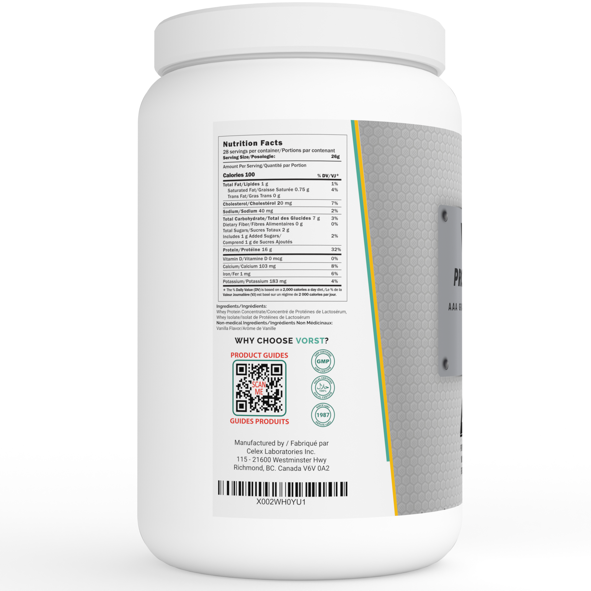 Whey Protein Powder Vanilla