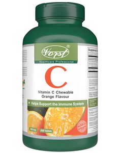 Vitamin C Chewable Orange Flavour 200 Tablets