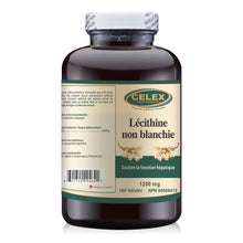 Load image into Gallery viewer, CELEX Lecithin Unbleached 180 Softgels 1200mg