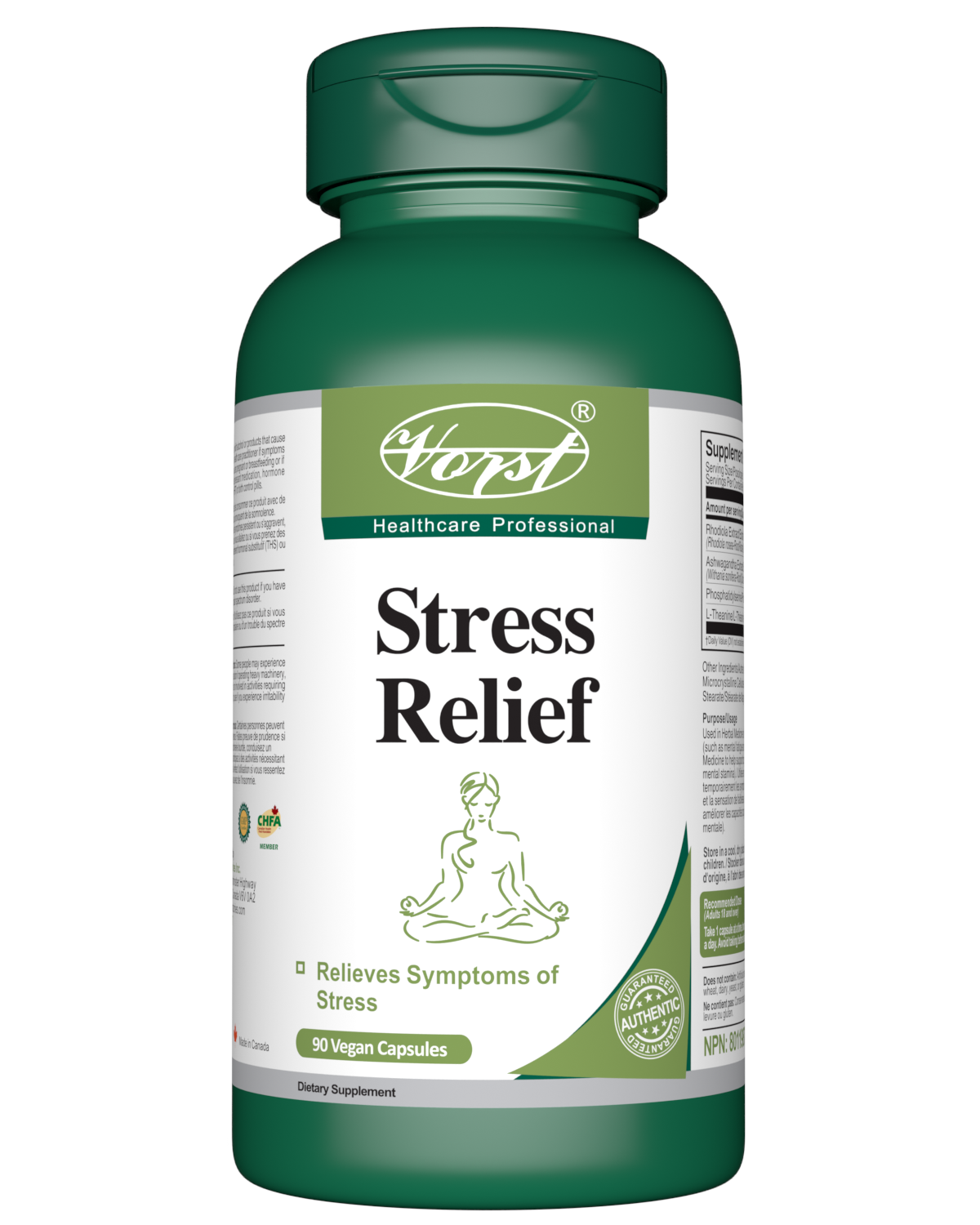 Stress Relief 90 Vegan Capsules