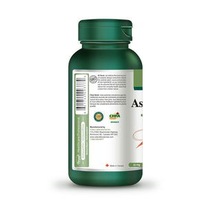 Side of the bottle Astaxanthin 10mg 60 Capsules - Vorst Supplements and Vitamins