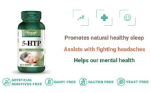 Load image into Gallery viewer, 5 HTP 100mg 60 Capsules