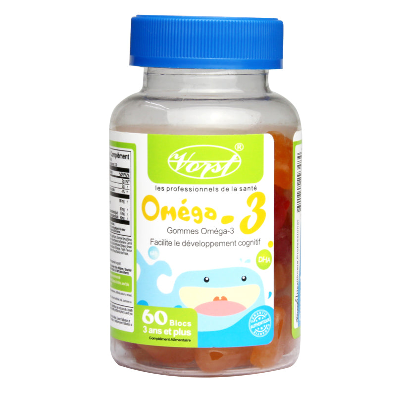 Omega 3 Gummies for Kids 60 Blocs - Vorst Supplements and Vitamins