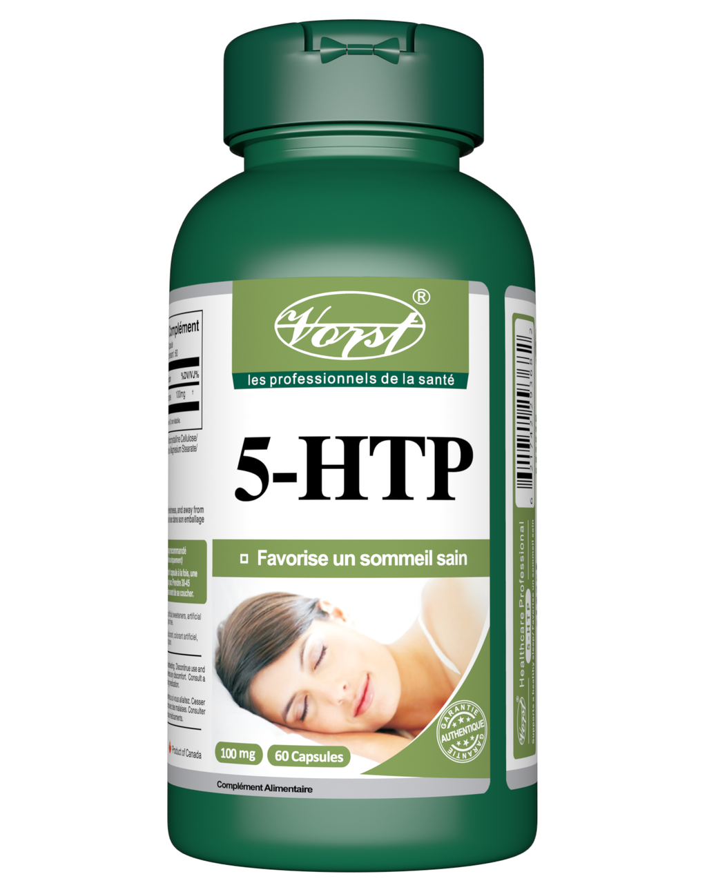 5htp Sleep Supplement 100mg 60 Capsules French