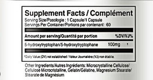 5 HTP supplement facts - Vorst Supplements and Vitamins