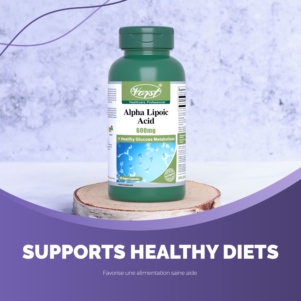 Alpha Lipoic Acid (ALA) 600mg 90 Vegan Capsules