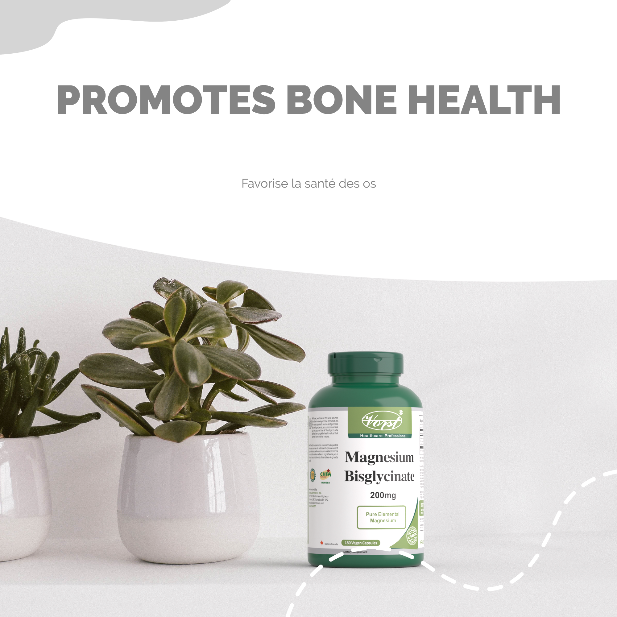 Magnesium Bisglycinate, Relievies Muscle Cramp and Constipation