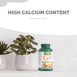 Calcium with Vitamin D 1250mg + 3mcg 150 Tablets High Calcium Content