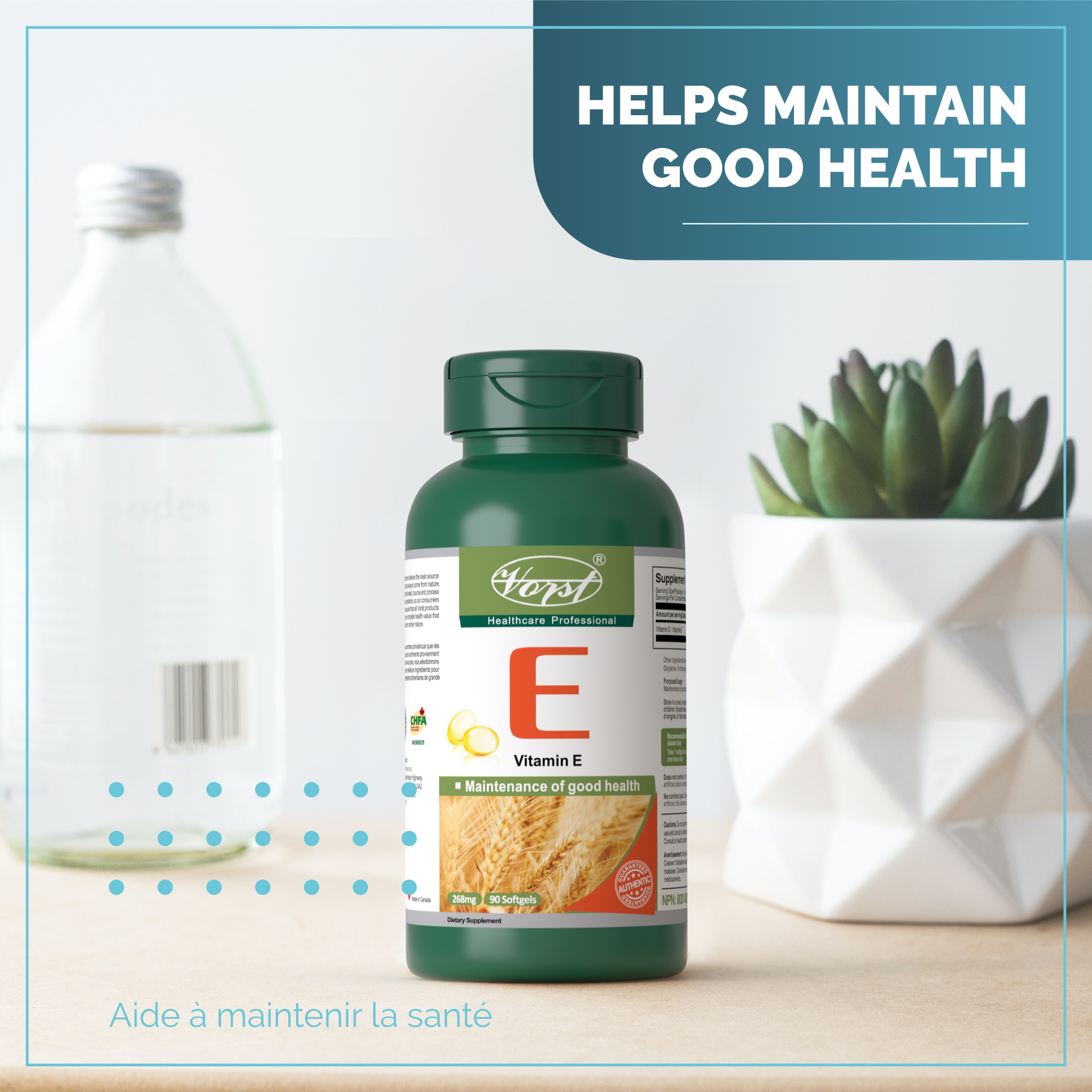 Vitamin E , Antioxidant for Eye, Skin, and Brain