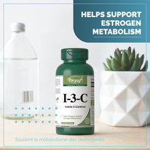 Load image into Gallery viewer, Indole 3 Carbinol I3C 400mg 120 Vegan Capsules Helps Support Estrogen Metabolism
