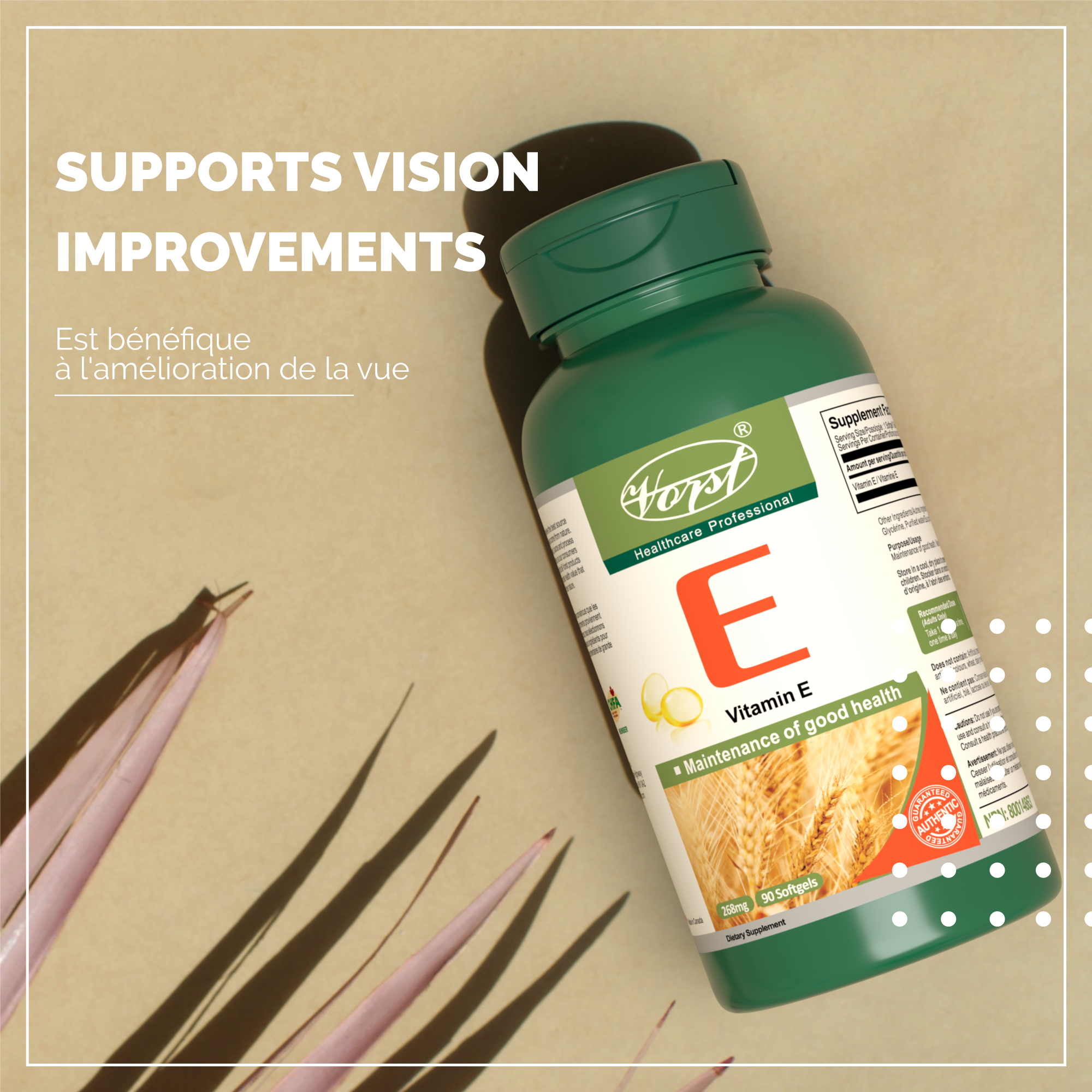 Vitamin E , Antioxidant for Eye, Skin, and Brain