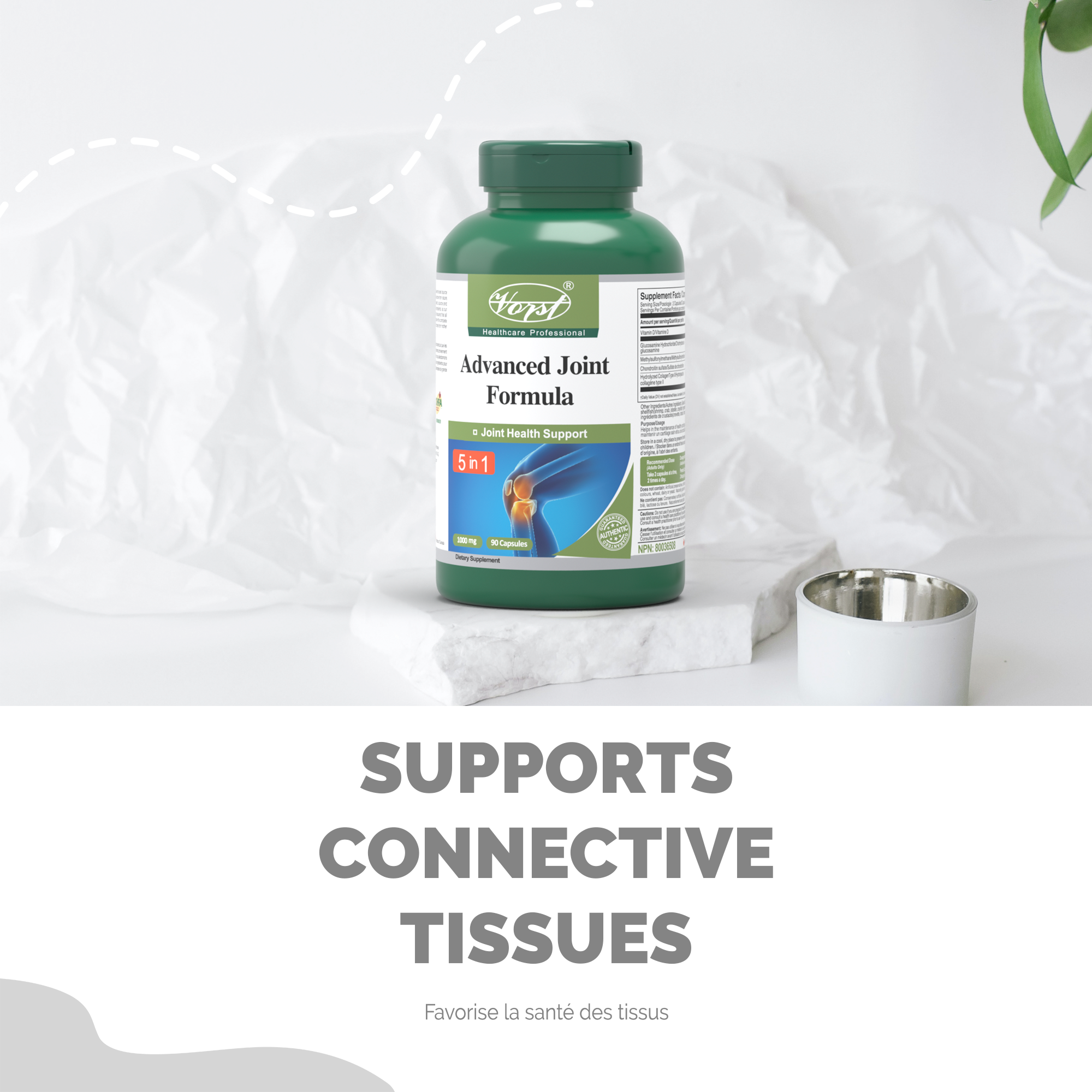 Glucosamine Chondroitin MSM Supplement for Tissue Repair Benefit Photo