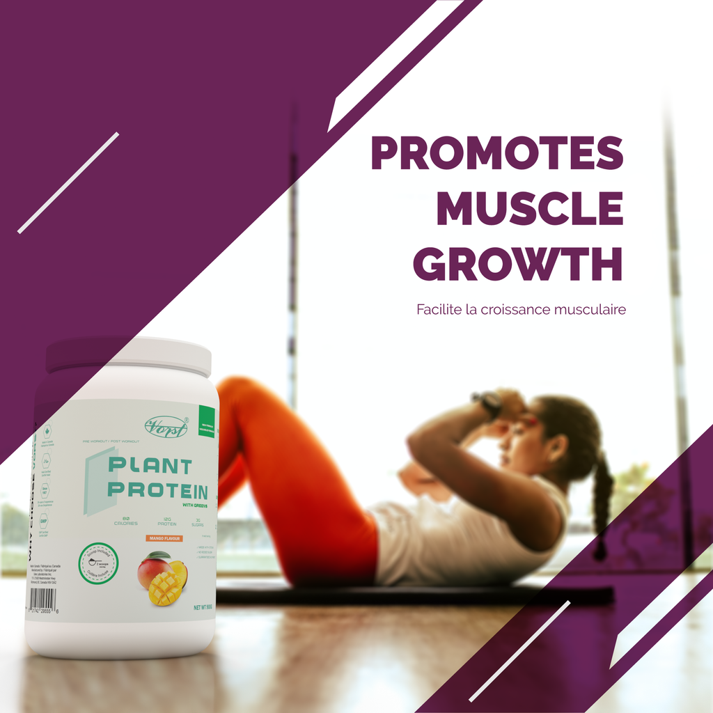 Plant Protein Powder with Greens (Mango Flavour)