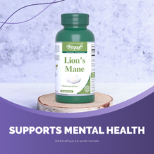 Load image into Gallery viewer, Lion&#39;s Mane 1000mg Per Serving (500mg Per Capsule) 120 Vegan Capsules Supports mental health