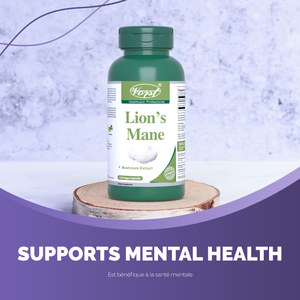 Lion's Mane 1000mg Per Serving (500mg Per Capsule) 120 Vegan Capsules Supports mental health