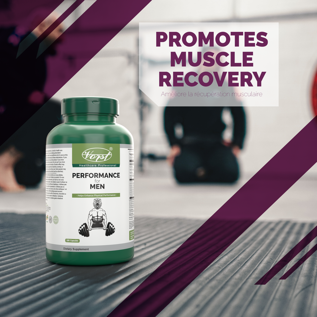 Pre-Workout Performance Supplement for Men