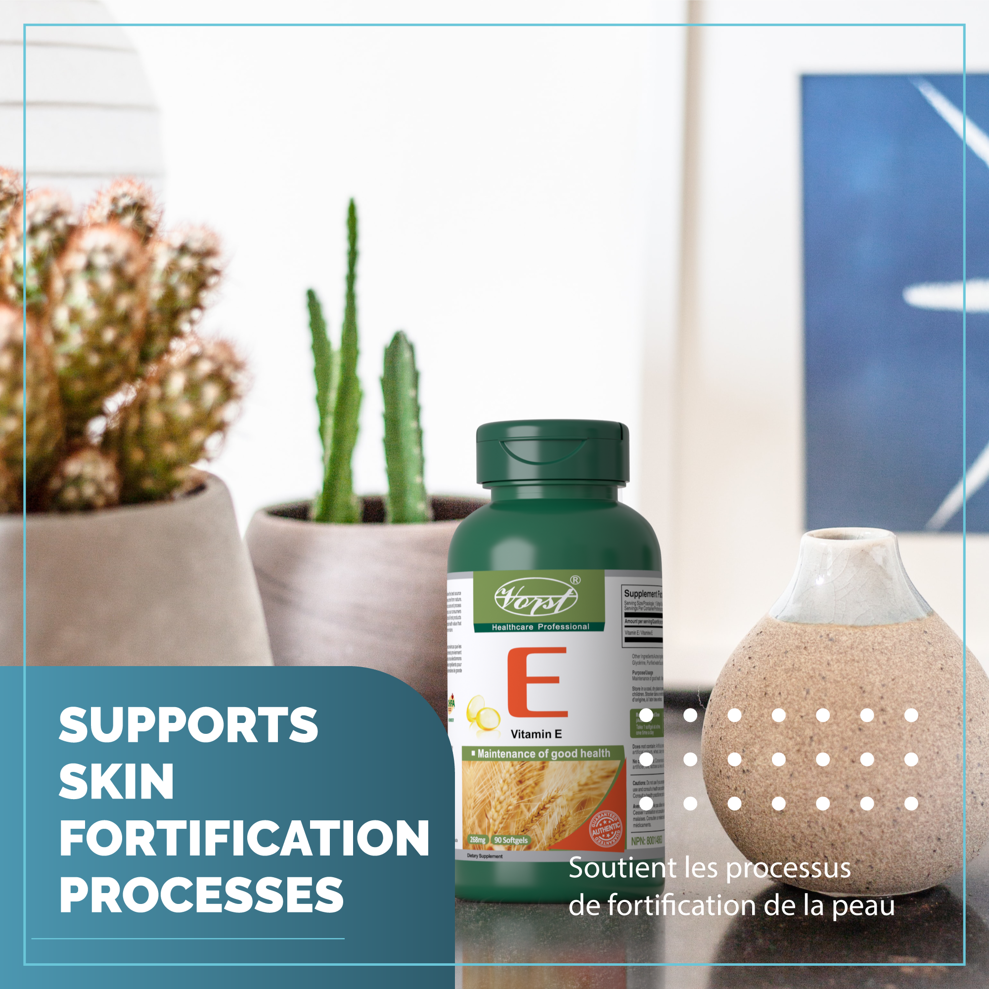 Vitamin E , Antioxidant for Eye, Skin, and Brain