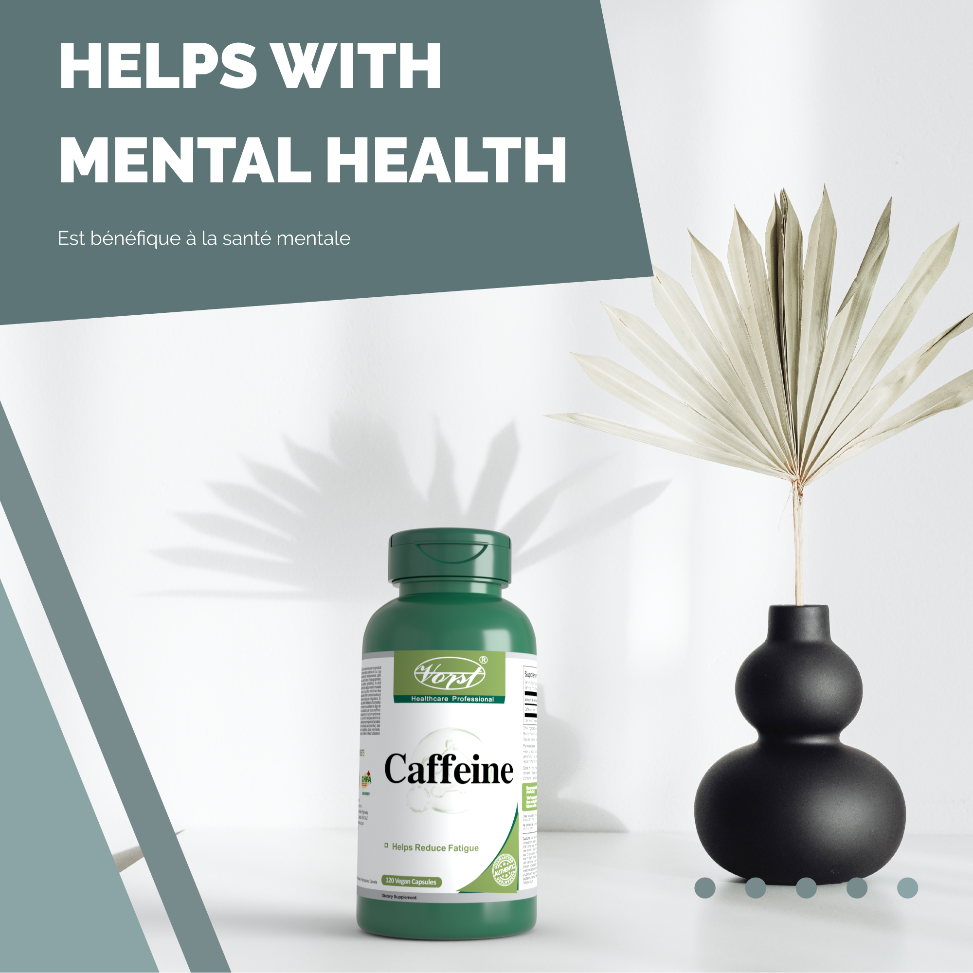 Caffeine 180mg 120 Vegan Capsules