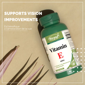 Vitamin E 400IU 90 Vegan Capsules Without Gelatin