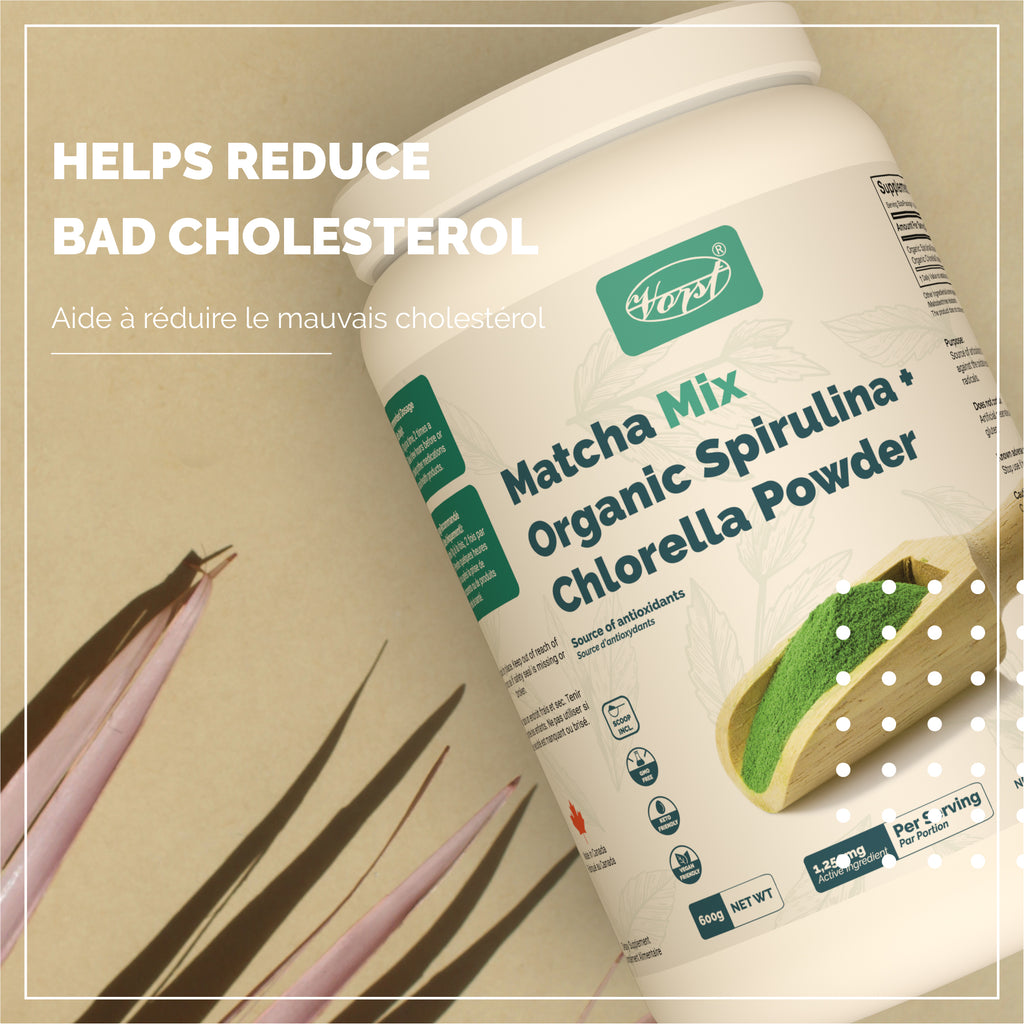 Matcha Mix Spirulina + Chlorella, Superfood 
