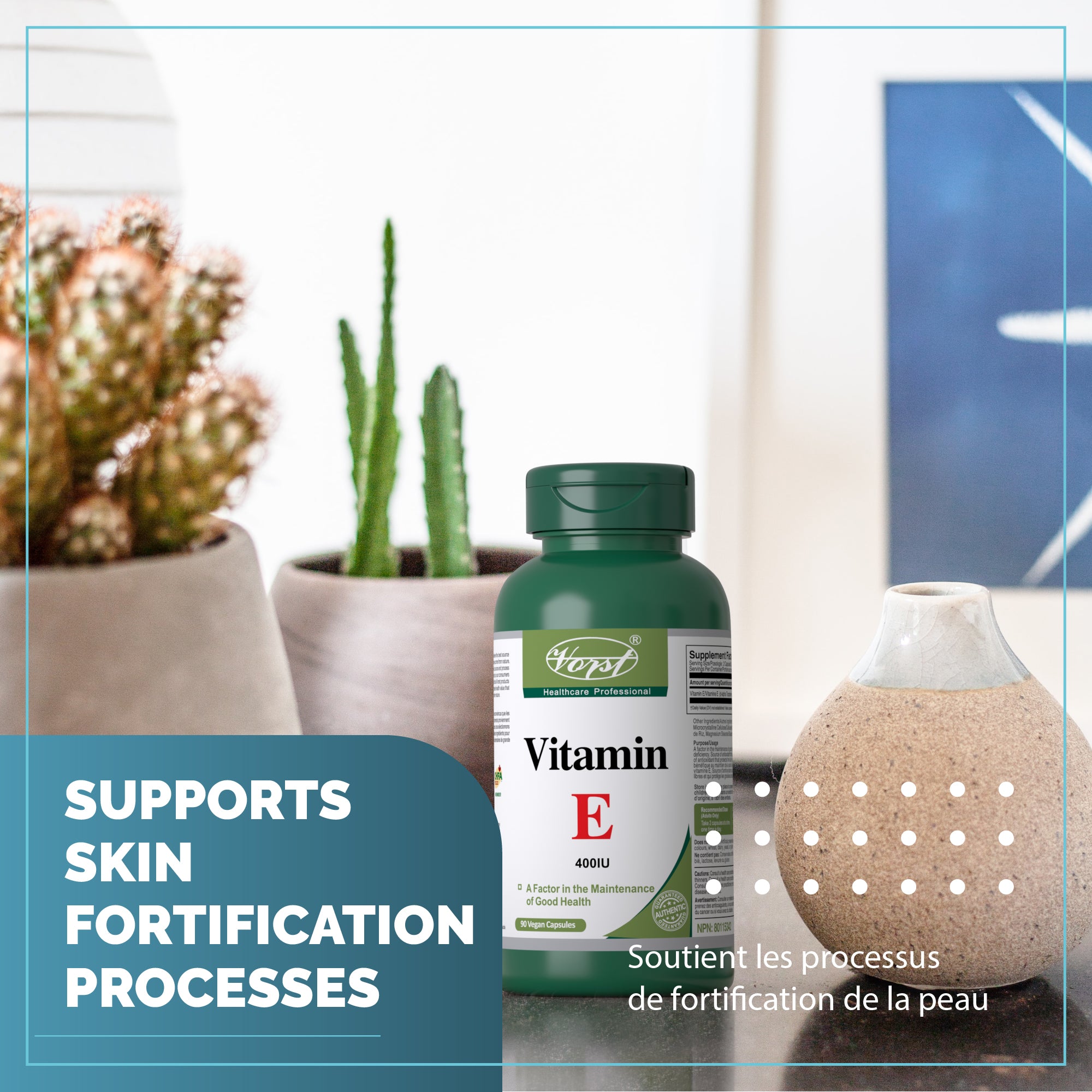 Vitamin E , Antioxidant for Eye, Skin, and Brain