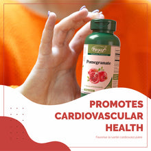 Load image into Gallery viewer, Pomegranate 3000mg Raw Equivalent 120 Vegan Capsules