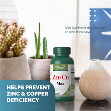 Load image into Gallery viewer, Zinc 50mg + Copper 8mg 120 Vegan Capsules Max Strength Supplement