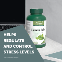 Load image into Gallery viewer, Lemon Balm 5000mg 180 Vegan Capsules Helps regulate and control stress levels