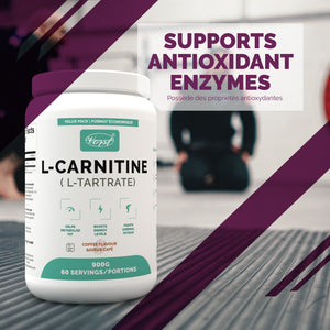 L-Carnitine L-Tartrate Powder Coffee Flavor 600g Supports Antioxidant enzymes