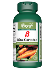 Load image into Gallery viewer, Beta Carotene Supplements French Label on Bottle