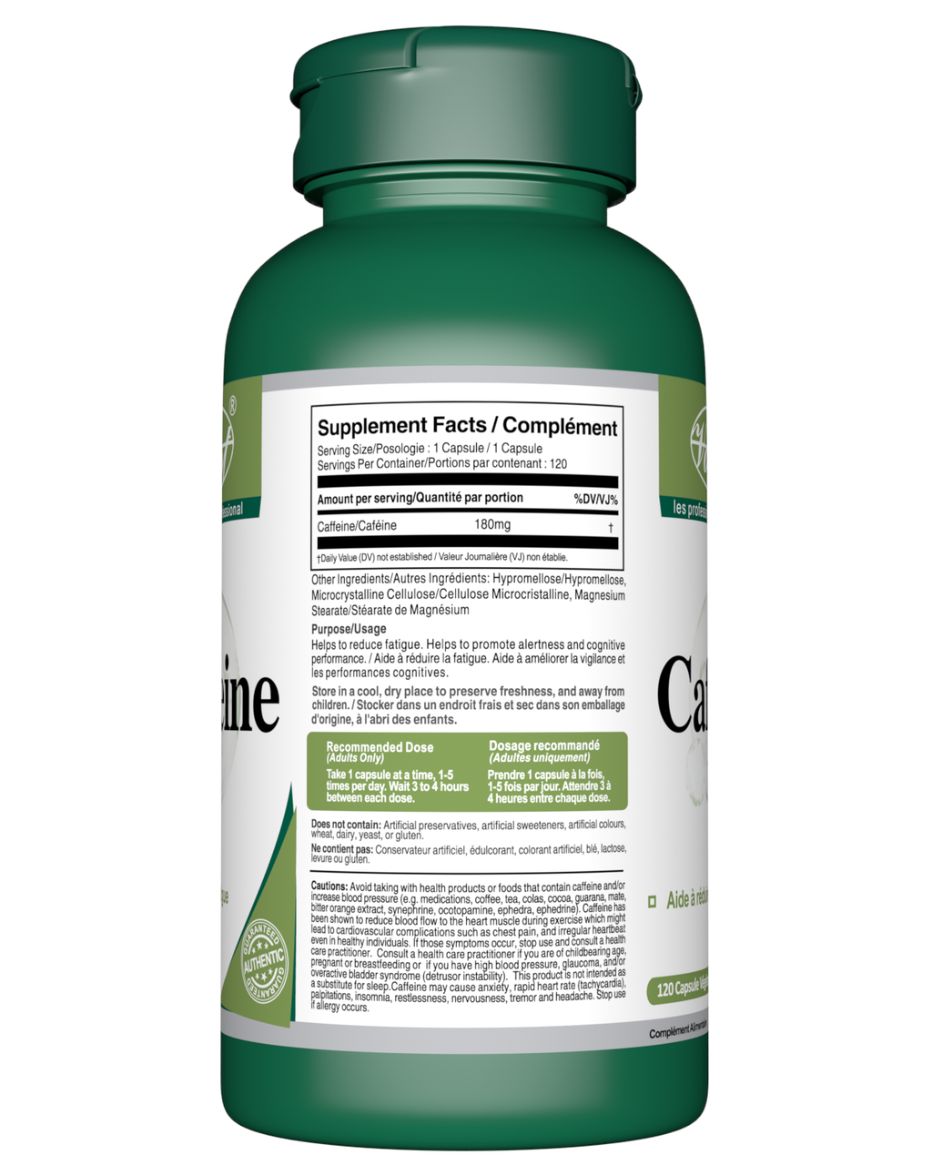 Caffeine Supplement Canada Supplement Facts