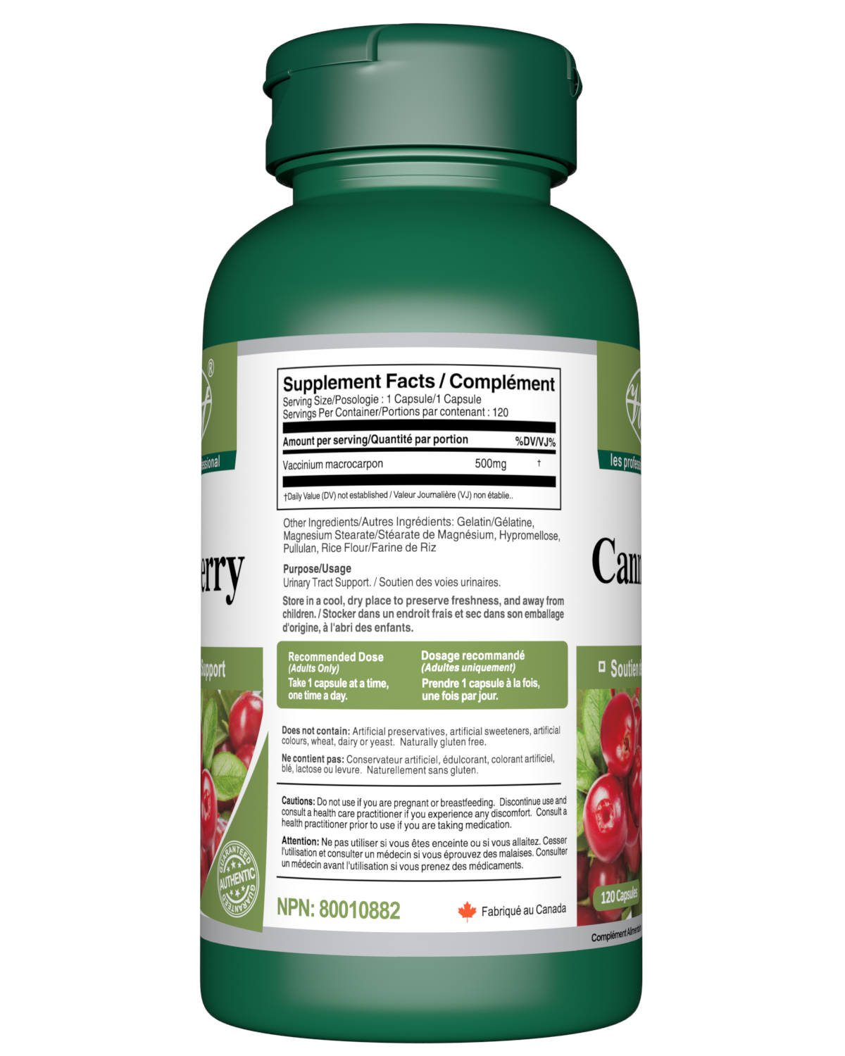 Vorst Cranberry Supplement 120 Capsules