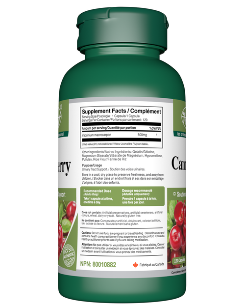 Vorst Cranberry Supplement 120 Capsules